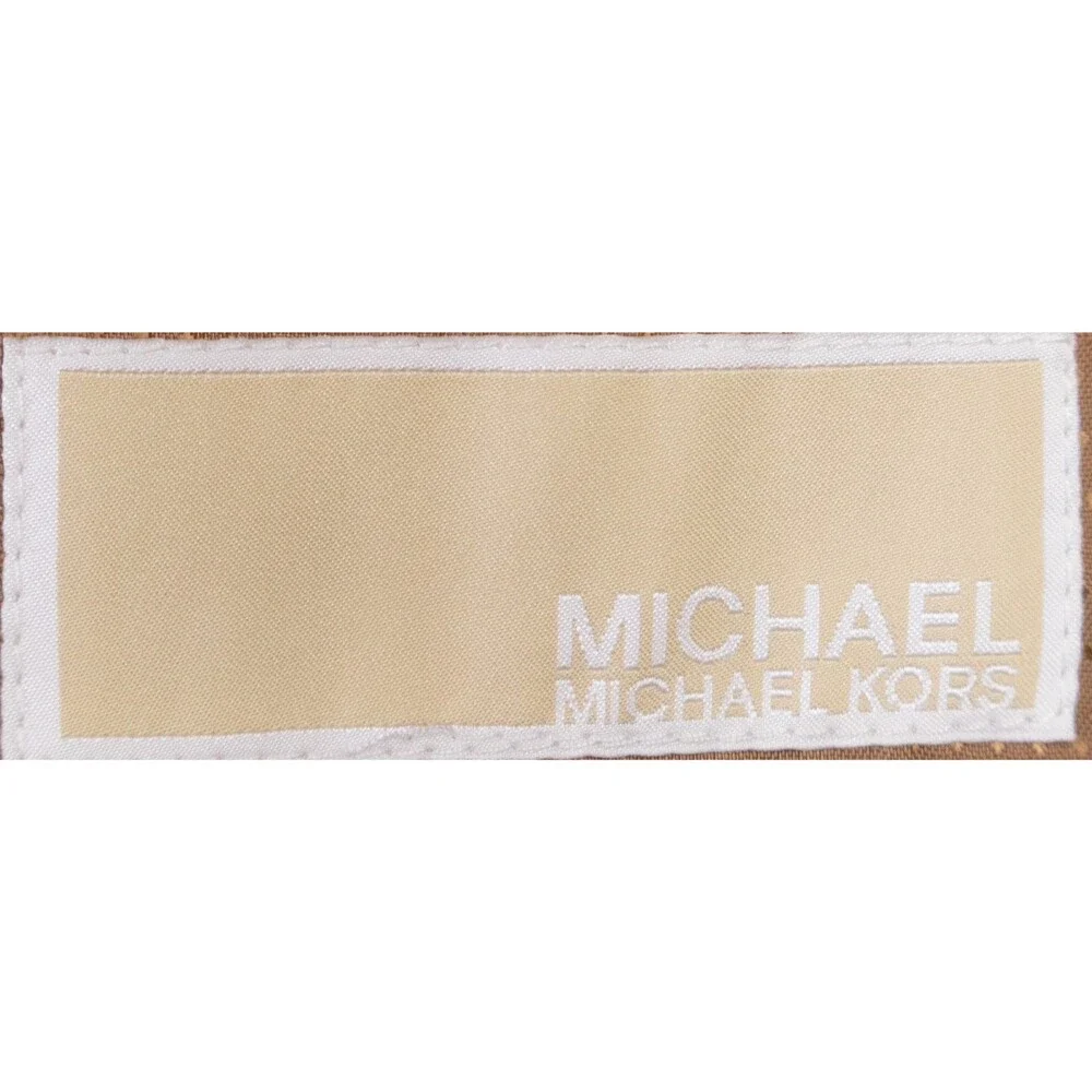 Michael Kors Silk/Wool Blend Sport Coat Blazer 42R Beige Check 2-Button Jacket